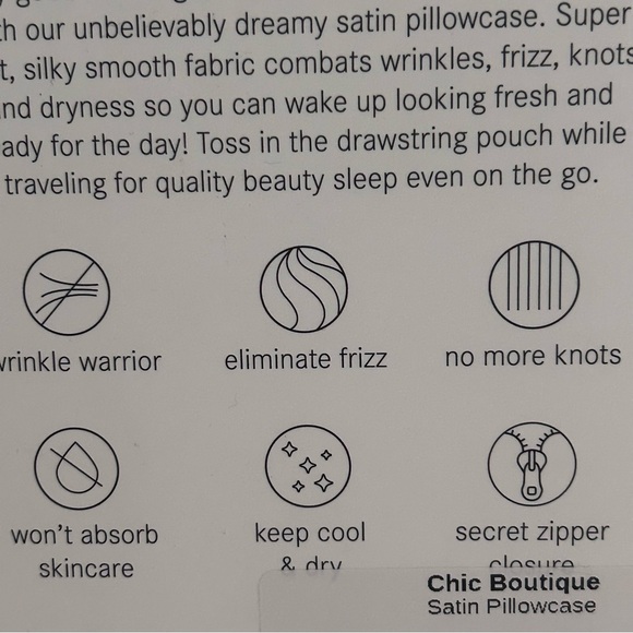 Satin Pillowcase NIB - Picture 4 of 4